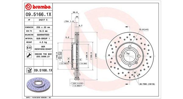 MAGNETI MARELLI Bremžu diski 360406048102